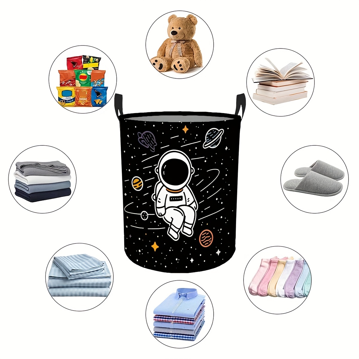 1pc Modern Round Laundry Baske - огляд і ціна Home Decor Hampers