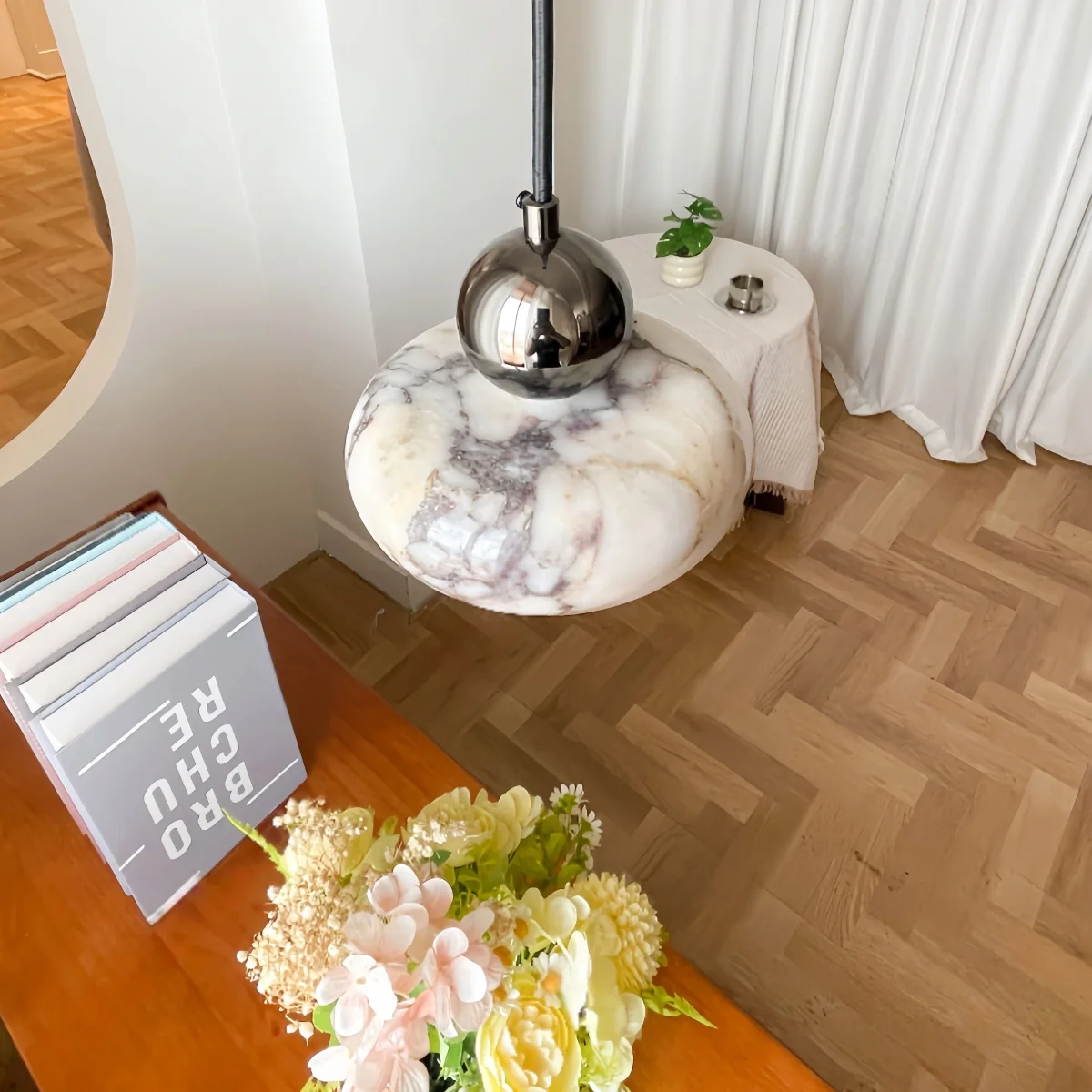 Nordic Art Bedside Pendant Lig - огляд і ціна Hanging Moon Lamp