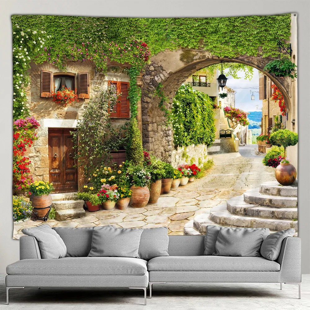 Outdoor Garden Poster Mediterr - огляд і ціна Home Decor Indonesia