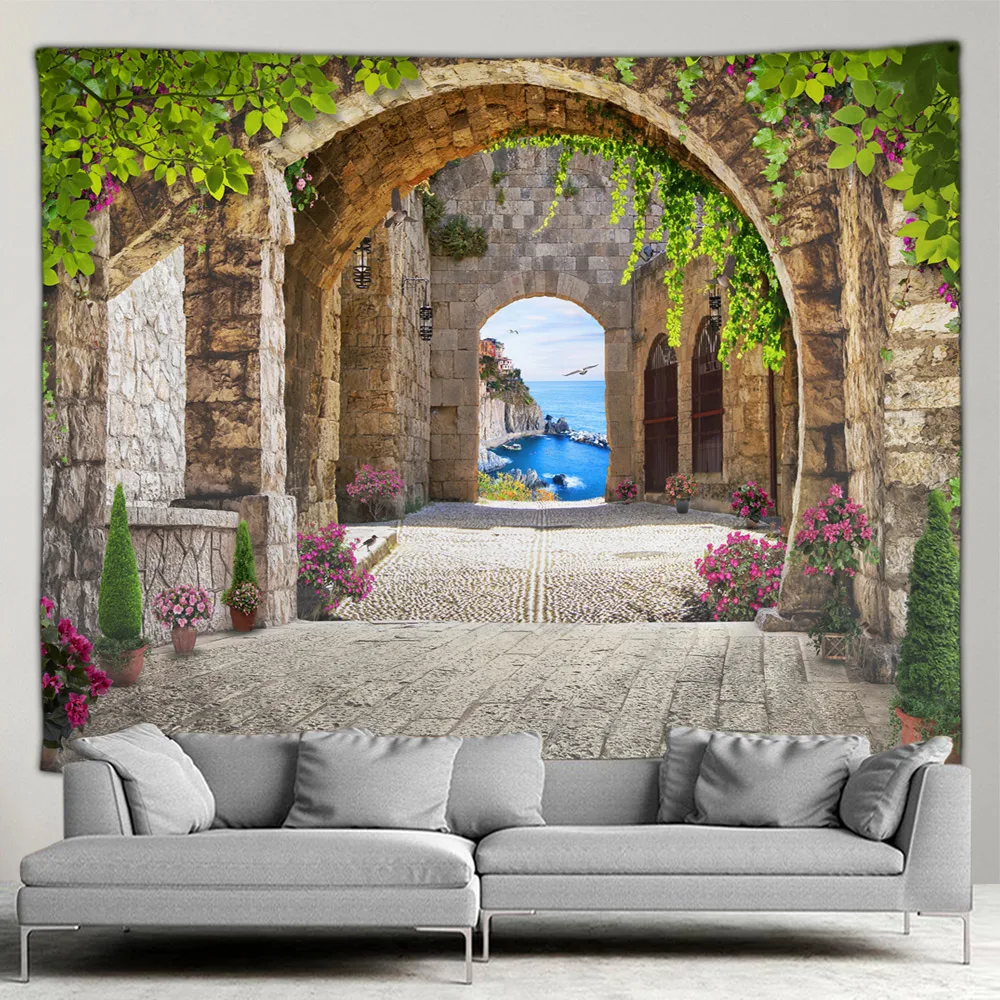 Outdoor Garden Poster Mediterr - огляд і ціна Home Decor Indonesia