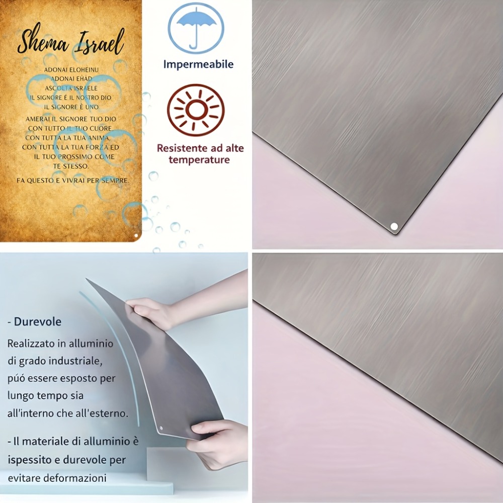 CIFBUY  Hebrew Scripture Alumi - огляд і ціна Home Decor In