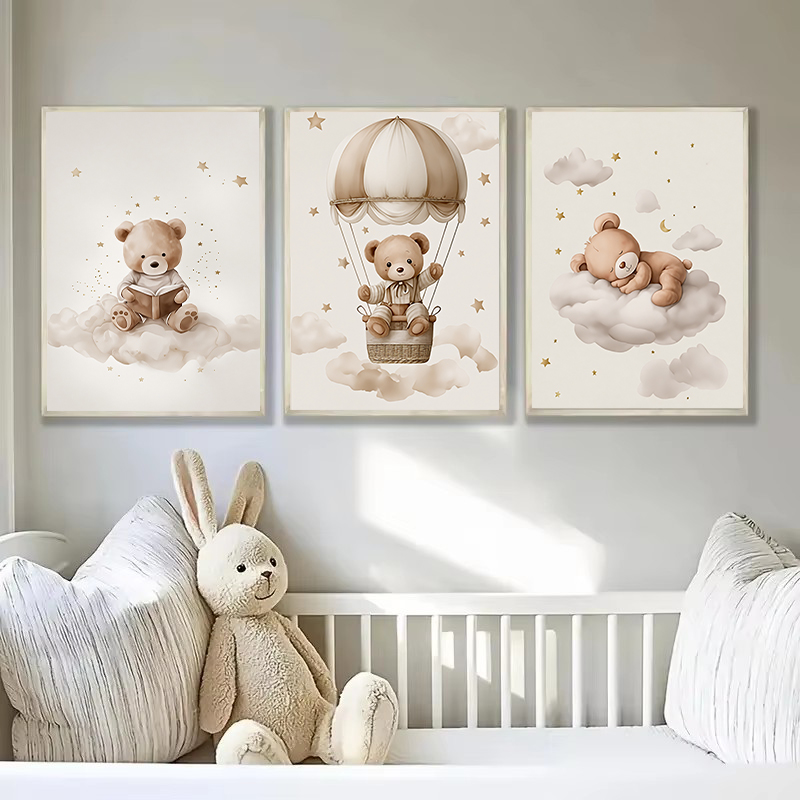 3pcs/set Bohemian Teddy Bear A - огляд і ціна Home Decor Foto