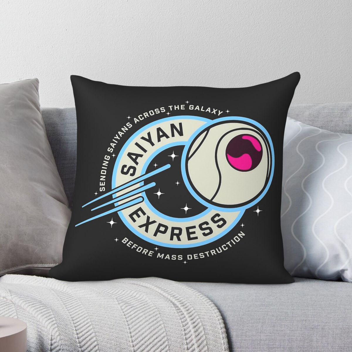 Saiyan Express Badge Pillowcas - огляд і ціна Home Decor Express
