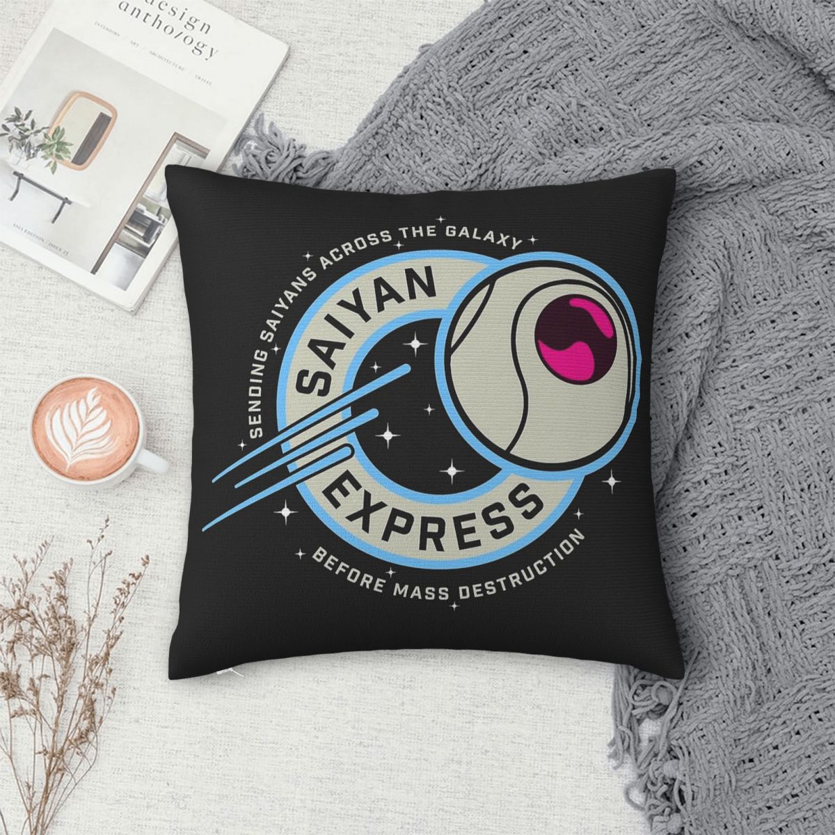 Saiyan Express Badge Pillowcas - огляд і ціна Home Decor Express