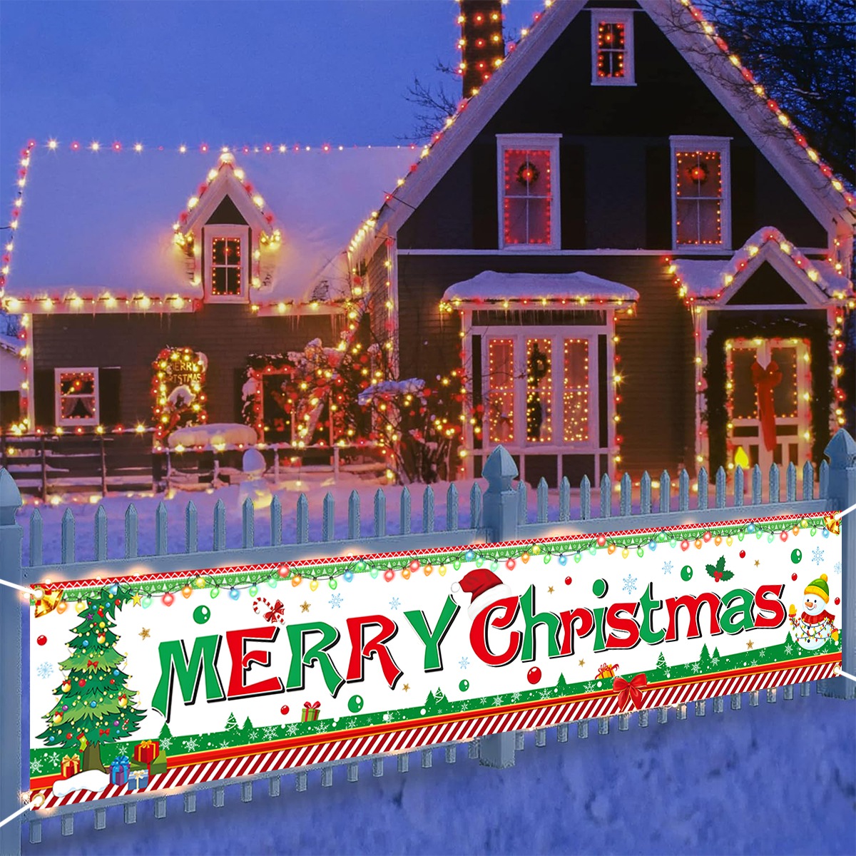 Christmas Tree Banner Christma - огляд і ціна Home Decor Xmas Gifts
