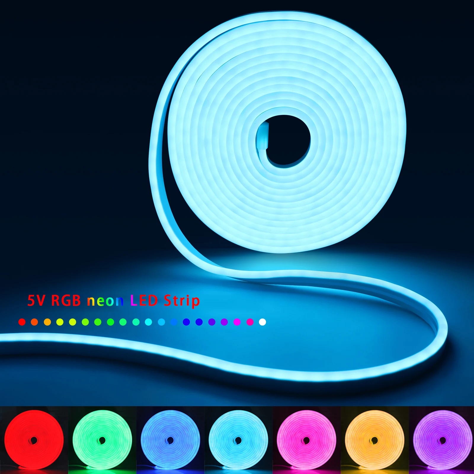 1-5m RGB LED Neon Strip Light  - огляд і ціна Led Strip Lights