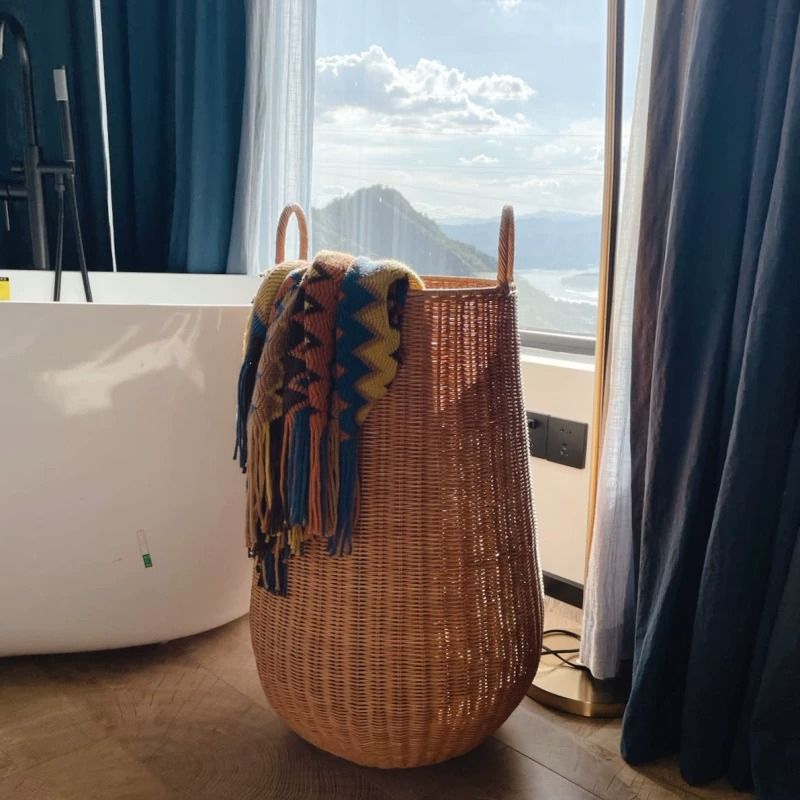 Ins Style Rattan Laundry Baske - огляд і ціна Home Decor Hampers